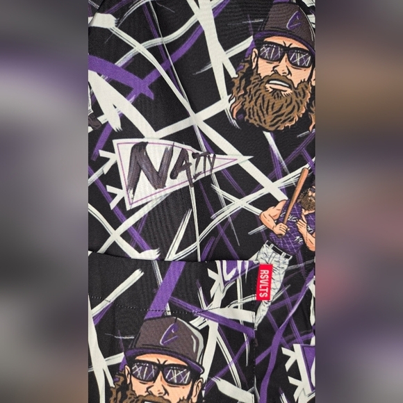 Bold Vintage-Inspired “Chuck Nasty” Graphic Button-Down Shirt – Size MEDIUM - Picture 4 of 4